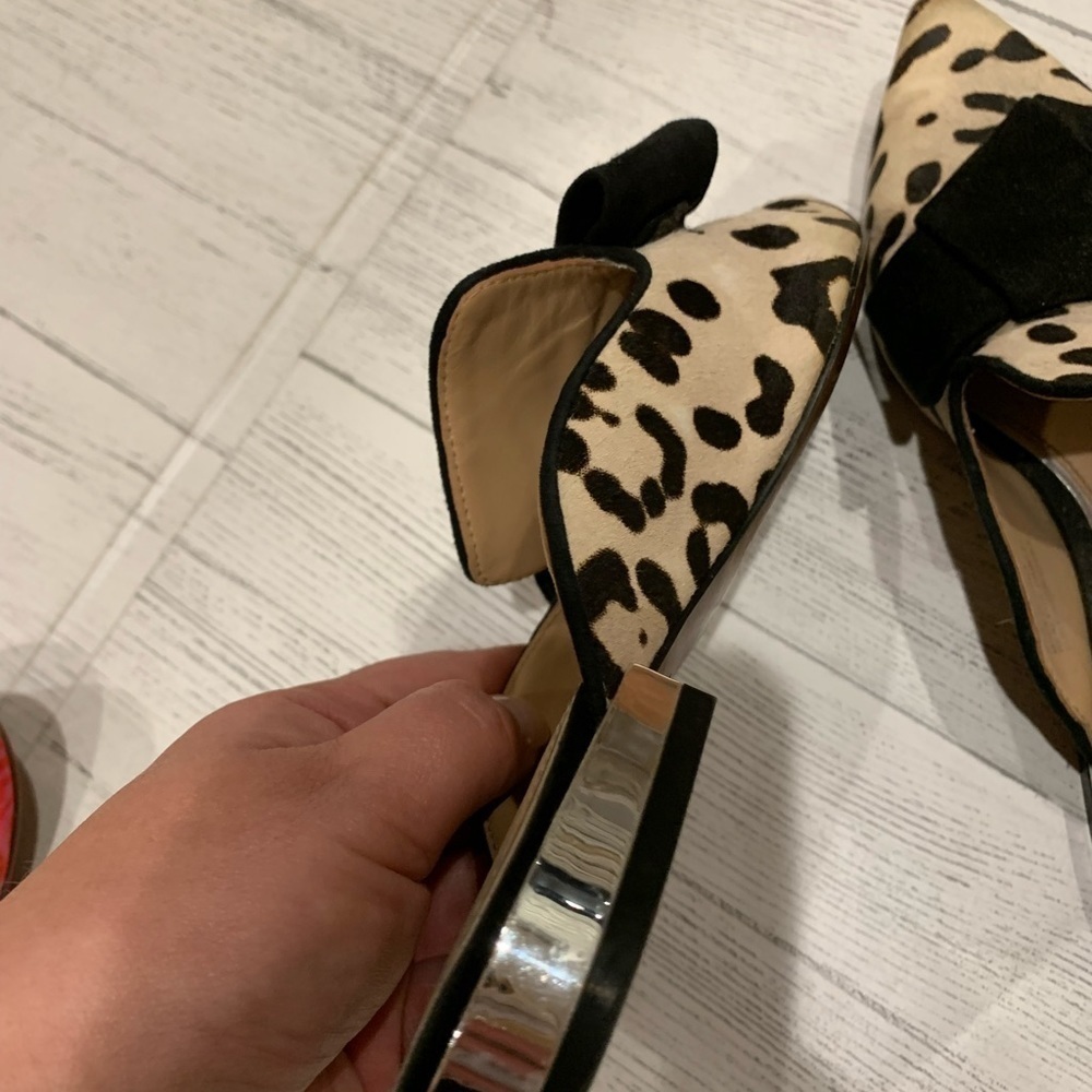 Paolo animal print flat mule size 5 - Picture 3 of 12